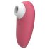 Womanizer Mini - stymulator łechtaczki falami powietrza (czerwony)