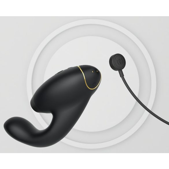 Womanizer Duo 2 - wibrator 2w1 do punktu G i łechtaczki - czarny