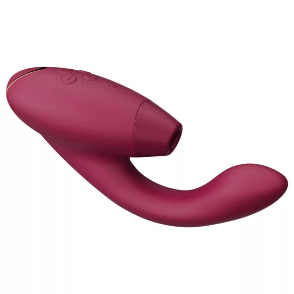 Womanizer Duo 2 - wibrator 2w1 do punktu G i łechtaczki - czerwony