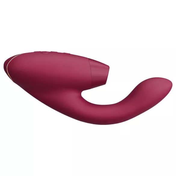 Womanizer Duo 2 - wibrator 2w1 do punktu G i łechtaczki - czerwony