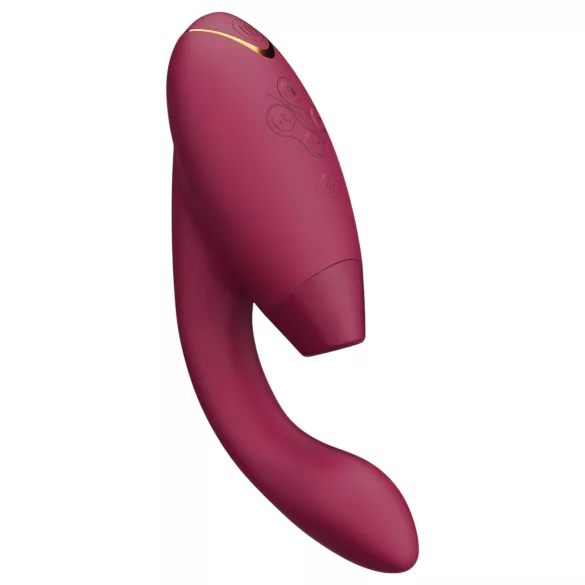 Womanizer Duo 2 - wibrator 2w1 do punktu G i łechtaczki - czerwony