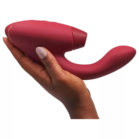 Womanizer Duo 2 - wibrator 2w1 do punktu G i łechtaczki - czerwony