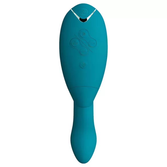 Womanizer DUO 2 - stymulator łechtaczki typu „sucker” z funkcją wibratora króliczka (Petrol)