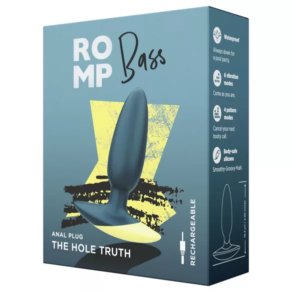 ROMP Bass - wibrator analny - zielony