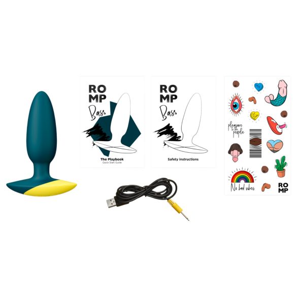 ROMP Bass - wibrator analny - zielony