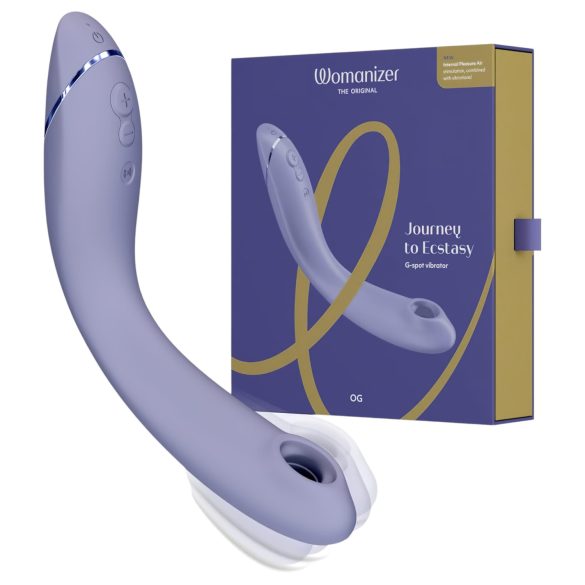 Womanizer OG - akumulatorowy, falowy wibrator 2w1 punktu G (fioletowy)