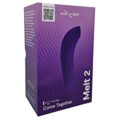   We-Vibe Melt 2 - inteligentny ssący stymulator łechtaczki (fioletowy)