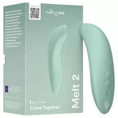   We-Vibe Melt 2 - bezprzewodowy stymulator łechtaczki falami powietrza sterowany aplikacją (turkusowy)