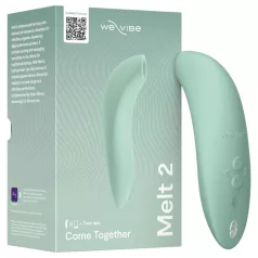   We-Vibe Melt 2 - bezprzewodowy stymulator łechtaczki falami powietrza sterowany aplikacją (turkusowy)