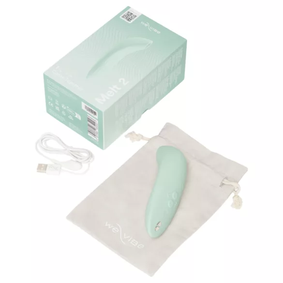 We-Vibe Melt 2 - bezprzewodowy stymulator łechtaczki falami powietrza sterowany aplikacją (turkusowy)