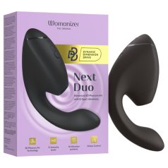Womanizer Next Duo - wibrator 2w1 do punktu G - czarny