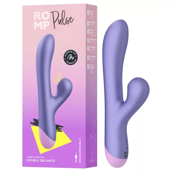 ROMP Pulse - wibrator do punktu G z stymulatorem łechtaczki powietrzny