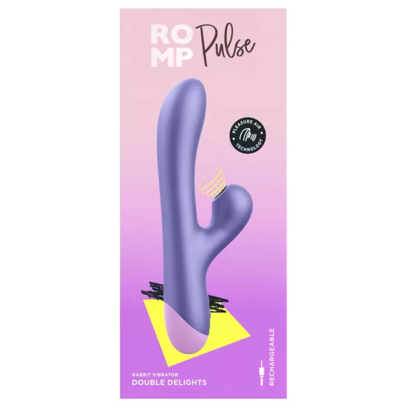 ROMP Pulse - wibrator do punktu G z stymulatorem łechtaczki powietrzny