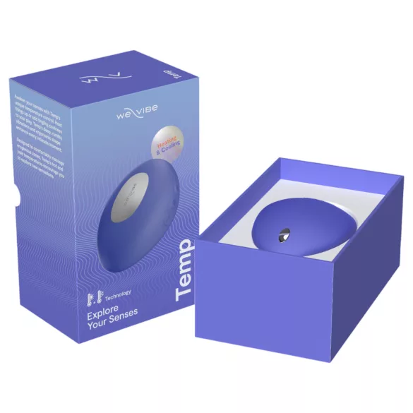 We-Vibe Temp - chłodząco-rozgrzewający wibrator do łechtaczki (niebieski)