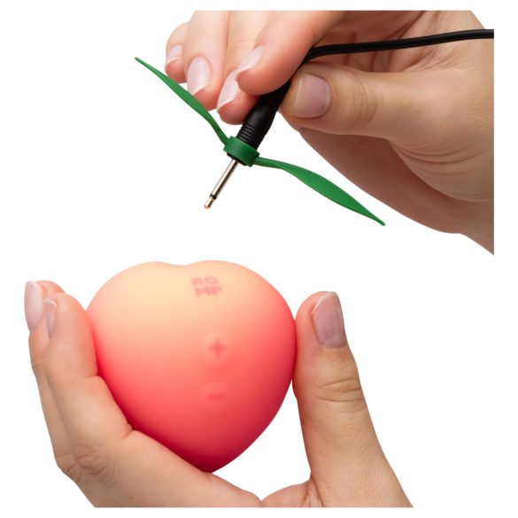 Romp Pink Peach - wibrator falami powietrza - silikon różowy