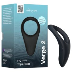   We-Vibe Verge 2 - inteligentny wibrujący pierścień na penisa (czarny)