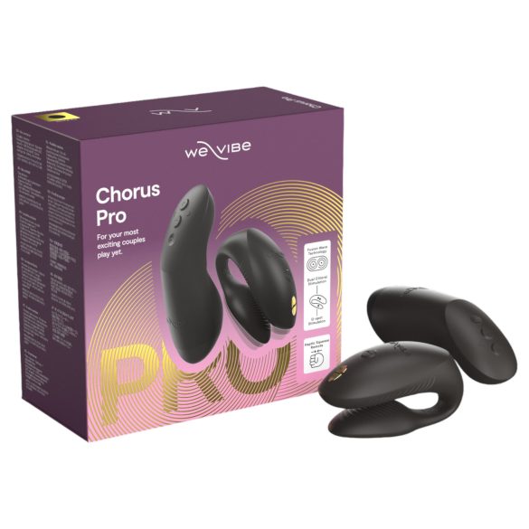 We-Vibe Chorus Pro - wibrator dla par - sterowanie pilotem - czarny
