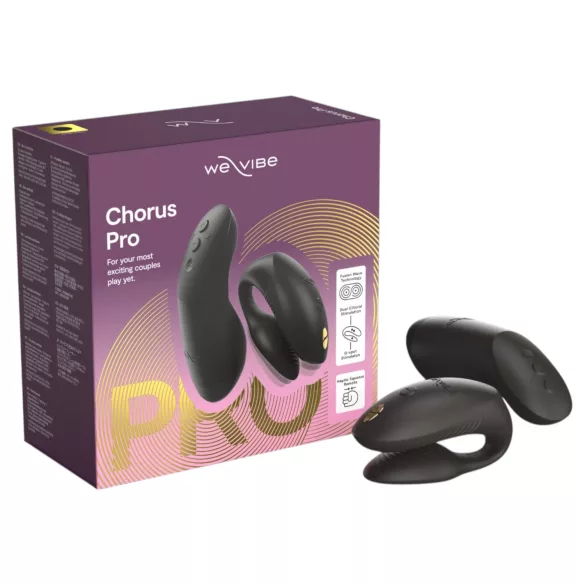 We-Vibe Chorus Pro - wibrator dla par sterowany aplikacją i pilotem (czarny)