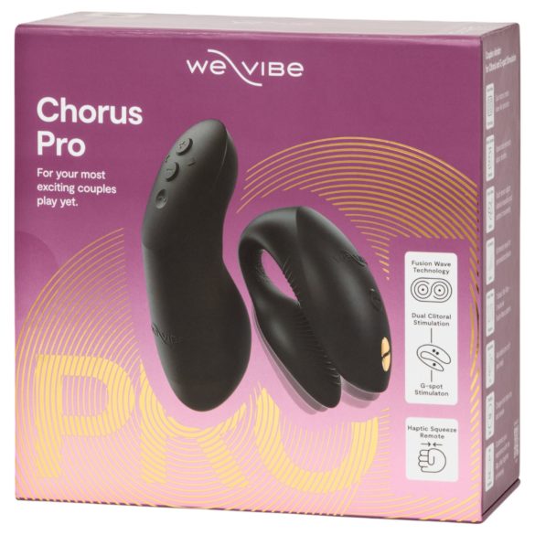 We-Vibe Chorus Pro - wibrator dla par - sterowanie pilotem - czarny