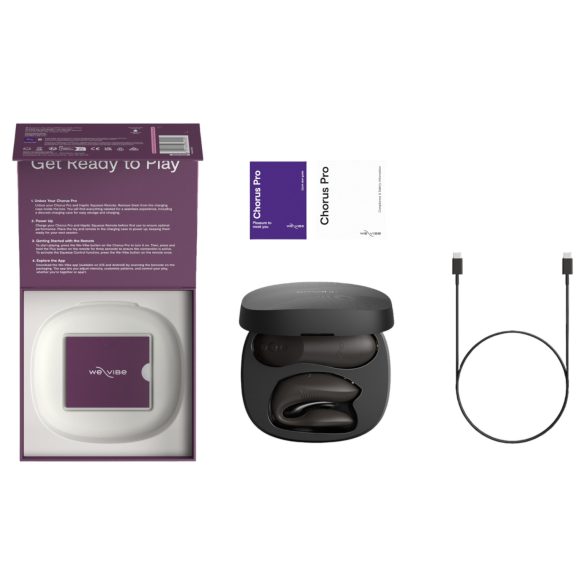 We-Vibe Chorus Pro - wibrator dla par - sterowanie pilotem - czarny