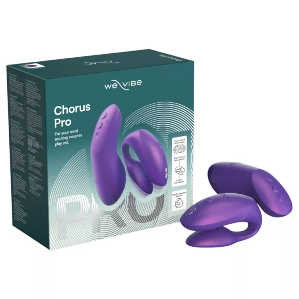We-Vibe Chorus Pro - wibrator dla par sterowany aplikacją i pilotem (fioletowy)