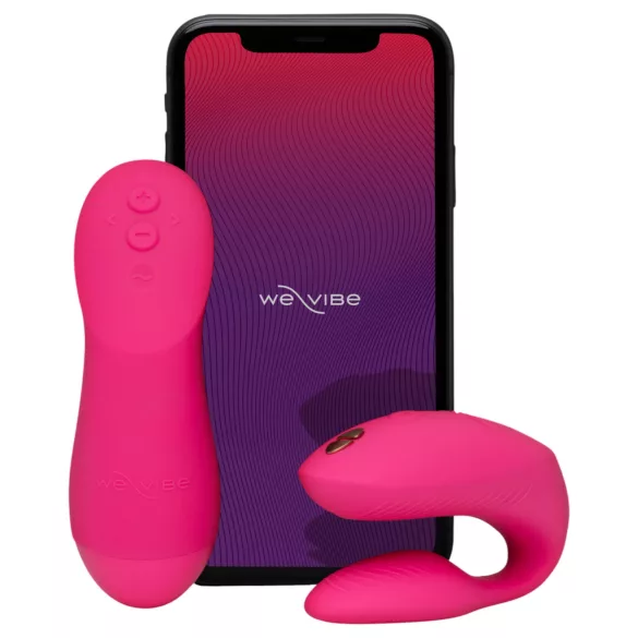 We-Vibe Chorus Pro - wibrator dla par sterowany aplikacją i pilotem (różowy)