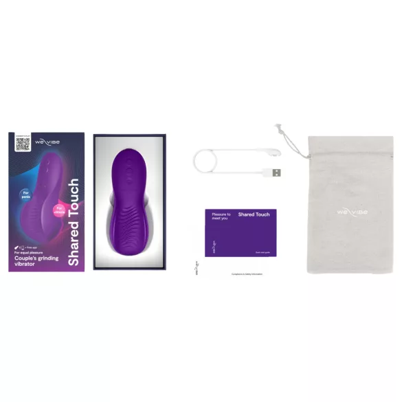 We-Vibe Shared Touch - inteligentny wibrator dla par (fioletowy)