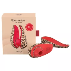   Womanizer Liberty 2 - stymulator łechtaczki falami powietrza (panterka)