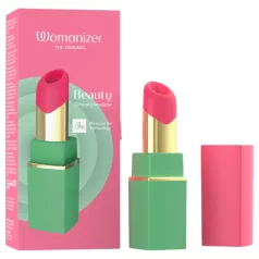   Womanizer Beauty - stymulator łechtaczki z falami powietrznymi w kształcie szminki (zielony)