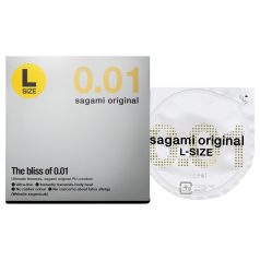   Sagami Original 0.01 L - prezerwatywa - ultracienka - 58mm (1 sztuka)