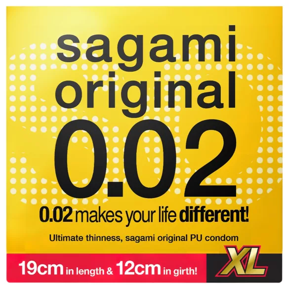 Sagami Original 0,02 XL - prezerwatywa - ultracienka - 61mm