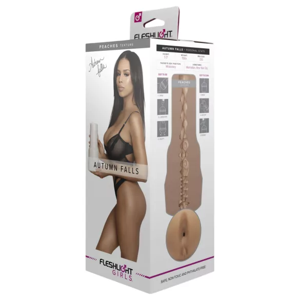 Fleshlight Autumn Falls Peaches - realistyczna sztuczna pupcia (naturalna)