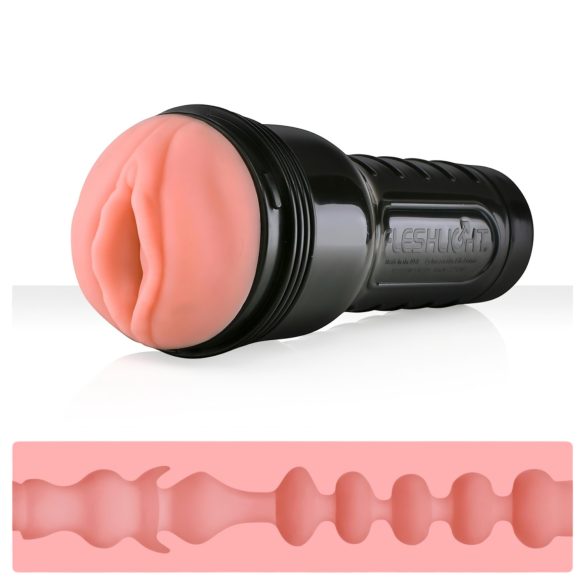Fleshlight Różowa Dama Mini-Lotus - naturalna sztuczna pochwa