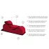 Liberator Esse Lounger - fotel do pozycji intymnych - czarny