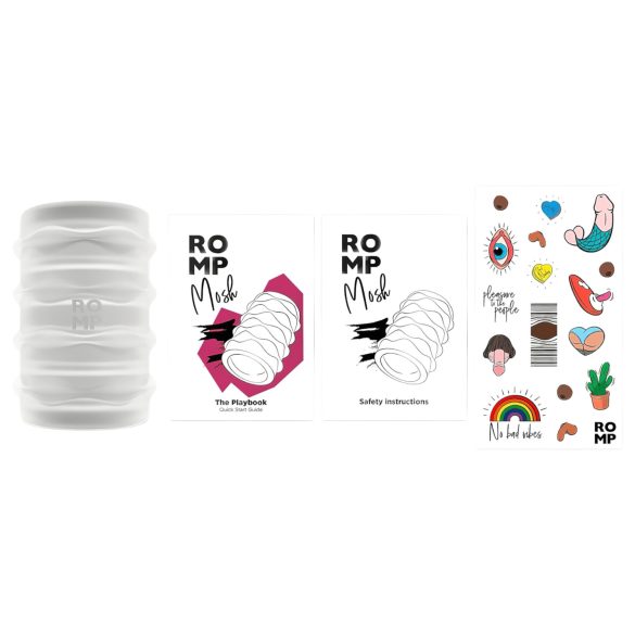 ROMP Mosh - masturbator podróżny - elastyczny - przezroczysty