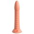 Dillio Wild Thing - rowkowany dildo (19cm) - pomarańczowy