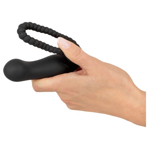 Black Velvets - dildo do przypięcia - czarny