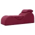 Liberator Esse Lounger - fotel tantra regulowany - 3-częściowy - czerwony