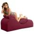 Liberator Esse Lounger - fotel tantra regulowany - 3-częściowy - czerwony