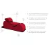 Liberator Esse Lounger - fotel tantra regulowany - 3-częściowy - czerwony