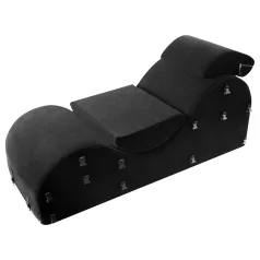   Liberator Black Label Esse - modułowy, 3‑częściowy fotel tantryczny (czarny)