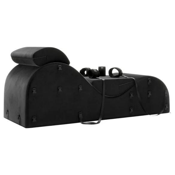 Liberator Black Label Esse - modułowy, 3‑częściowy fotel tantryczny (czarny)