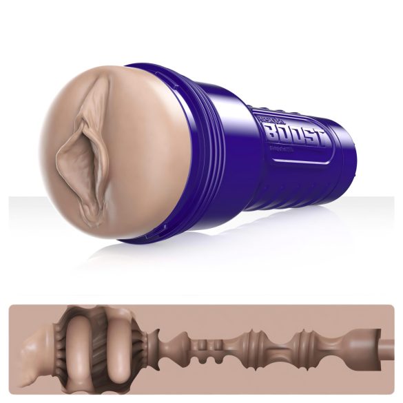 Fleshlight Boost Bang - masturbator waginalny - realistyczny - cielisty
