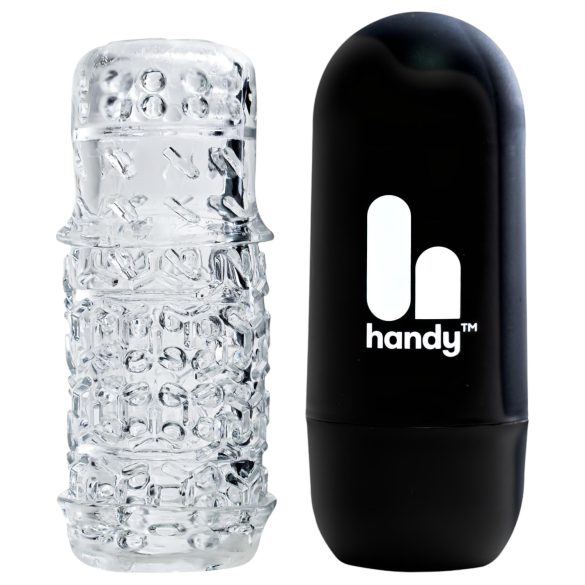 The Handy - masturbator - rękaw TrueGrip Gen 2 - przezroczysty
