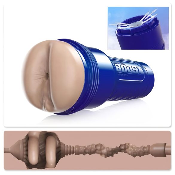 Fleshlight Boost Blast - masturbator realistyczna pupa - skóra naturalna
