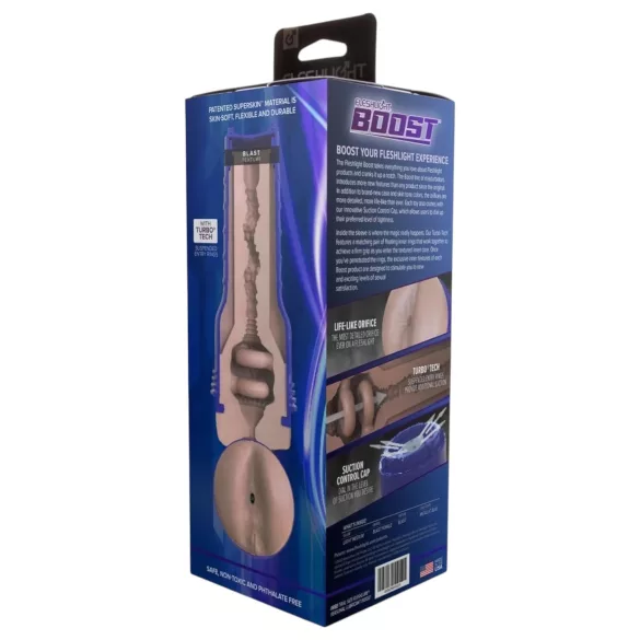 Fleshlight Boost Blast - masturbator realistyczna pupa - skóra naturalna
