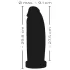 realistixxx Real Giant - gigantyczny dildo - 30 cm (czarny)