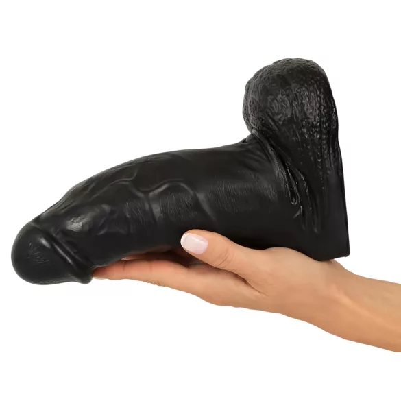 Realistixxx - realistyczny dildo z jądrami - 22 cm - czarny