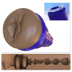   Fleshlight Boost Bang - masturbator wagina realistyczna - brązowy