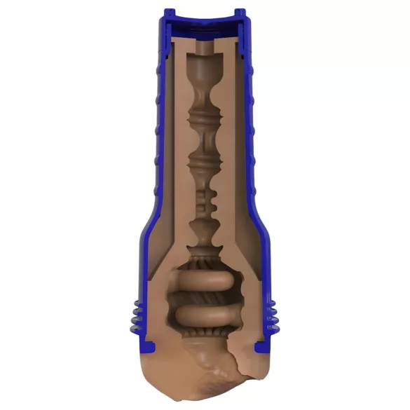 Fleshlight Boost Bang - masturbator wagina realistyczna - brązowy